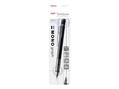 Vulpotlood Tombow MONO graph HB 0.5mm zwart