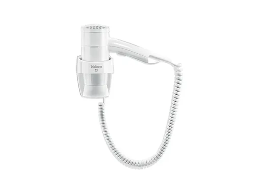Wandhaardroger Wit Met Spiraalsnoer, Premium 1200