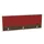opzetpaneel bureau aanbouw achter NV bruin hickory rood 1600mm