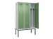 armoire vestiaire noir et blanc,HxlxP 2120x1200x500mm,3compart.