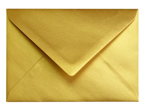Envelop Papicolor C6 114x162mm Goud Gegomd