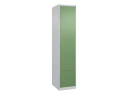 lockerkast,HxBxD 1850x400x500mm,1x5vakken,vak B 400mm,cil.-slot