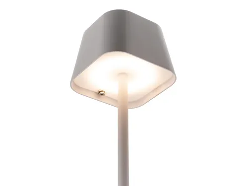 Securit Tafellamp Georgina LED Wit oplaadbaar USB dimbaar