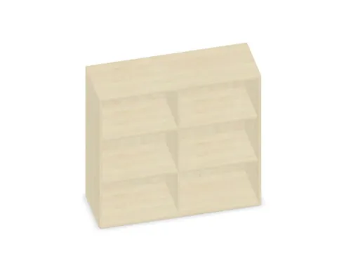 kantoorstelling,HxBxD 1150x1200x430mm,decor romp esdoorn