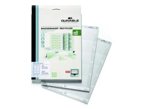 Badgemaker Inserts Gerecycled 54x90mm