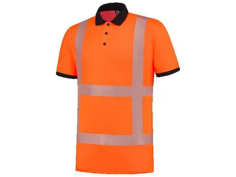 Tricorp 203701 polo, fluo oranje, maat S, per stuk