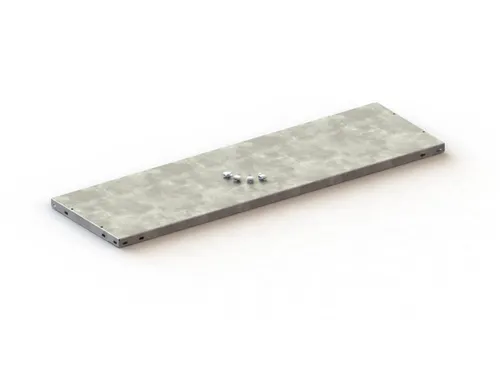 legbord,v. inhaakstelling,BxD 1000x300mm,vakl. 80kg,m. lengtekanaal