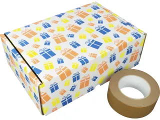 Cadeaupakketdoos Raadhuis 4 305x215x110mm krimp a 5 stuks - 7