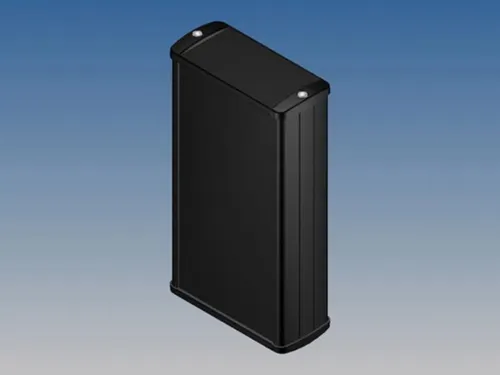 Aluminium Behuizing - Zwart - 160x85.8x36.9mm