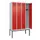 locker,HxBxD 2120x1200x500mm,4vak,vak B 300mm,cil.-slot,voetonderstel
