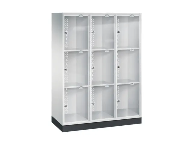 armoire multicases grand volume,HxlxP 1750x1220x500mm,3x3compartiments