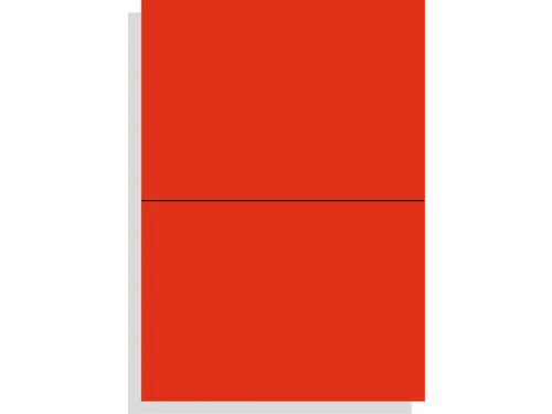 Gekleurde Etiketten 210x148mm Fluor Oranje 42423