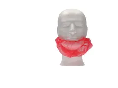 PP non woven baardmasker rood met 1 elastiek 1000 Stuks