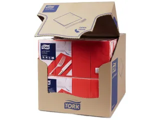Tork 477417 Lunchservet Advanced Rood 33x33cm - 2