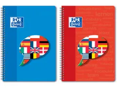 Vocabulary Coach spiraalschrift A5 gelijnd assorti