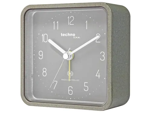 Wekker Technoline WT 775 91x91x40mm grijs analoog