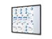 Vergrendelbaar notitiebord Indoor Slim 15xA4 Schuifdeuren Antraciet