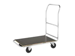 duwbeugelwagen,draagverm. 250kg,laadvl. LxB 800x500mm,MDFplaat