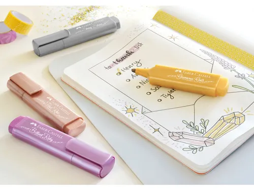 Markeerstift Faber-Castell Metallic etui á 4 stuks