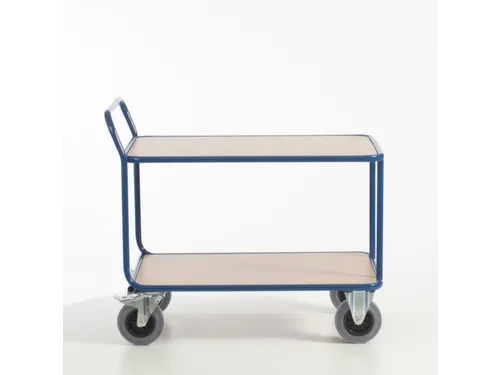 tafelwagen,draagverm. 500kg,2etage(s),laadvl. LxB 1000x700mm,houtetage