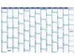 Muurplanner Kangaro 2027 NL uitwisbaar 70x100cm gratis marker/wisser