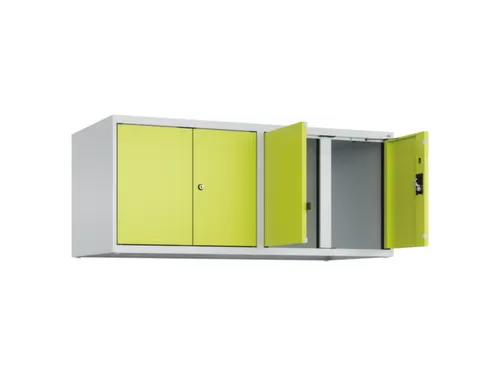 opzetkast,v. locker voor scheiding van kleding,4vak.,vak B 300mm