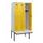 locker met bank,HxBxD 1950x900x815mm,3vak,vak B 300mm,cilinderslot