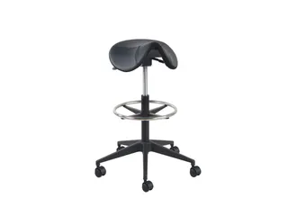 Euroseats Zadelkruk Matera Large Zwart Ergonomisch - 1