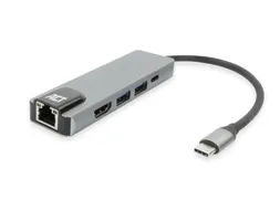 Dockingstation ACT USB-C 4K voor 1 HDMI monitor