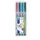 Viltstift Staedtler OHP Lumocolor 315 Non Permanent 1.0mm Assorti 4st