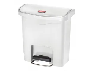 Pedaalemmer Slim Jim Step On Front Kunststof 15 Liter Wit - 2