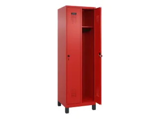 locker,HxBxD 1950x600x500mm,2vak,vak B 300mm,draaigrendel,voeten - 2