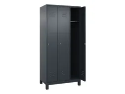 locker,HxBxD 1950x900x500mm,3vak,vak B 300mm,cil.-slot,voeten