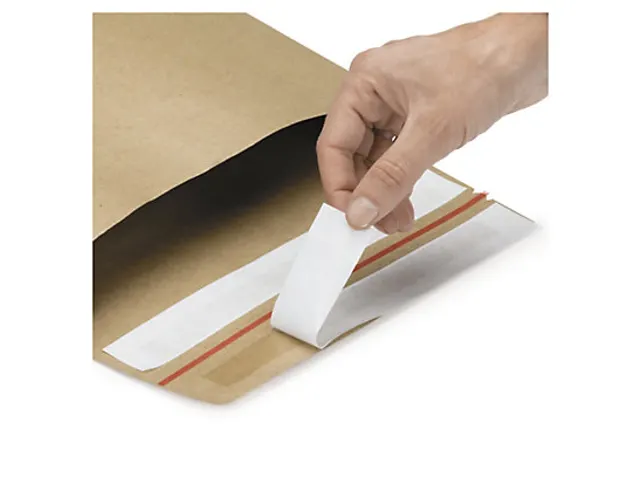 Sendbag verzendverpakking IEZZY 38/42 x 44 + 9,5cm bruin 200 stuks