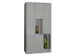 armoire multicases,HxlxP 1850x900x500mm,RAL7035,face avant RAL7016