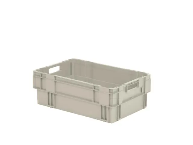 Euronorm Draaistapelbak Pp Hxlxb 210X600X400Mm 38L Grijs