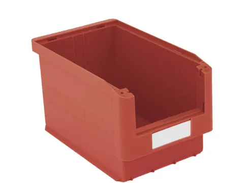 Zichtbakken Hxbxd 200x210x350/300mm Pp Rood