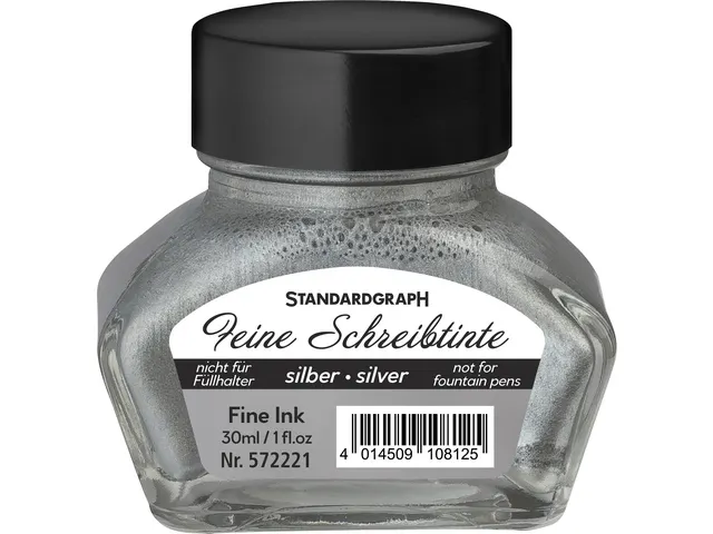 Encre calligraphique Standardgraph 30ml argent