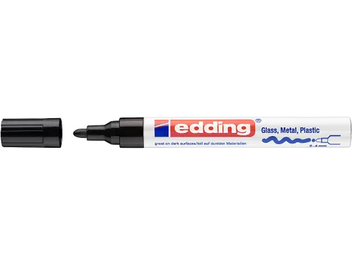 Viltstift Edding 750 Lakmarker Rond 2-4mm Zwart