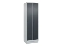 locker,HxBxD 1950x600x500mm,2vak,vak B 300mm,cil.-slot,sokkel