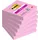 Memoblok 3M Post-it 654 Super Sticky 76X76mm PNK