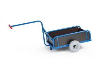 Handtrekwagen 200kg Met Houten Bak Laadvloer 765x435mm Luchtbanden - 3