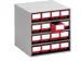 Bloc Tiroirs Hxlxp 395X400X400Mm 16Tiroirs Rouge Structure Ral7035