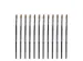 Penseel Kangaro Serie 341 plat Nr. 4 synthetisch doos 12 stuks