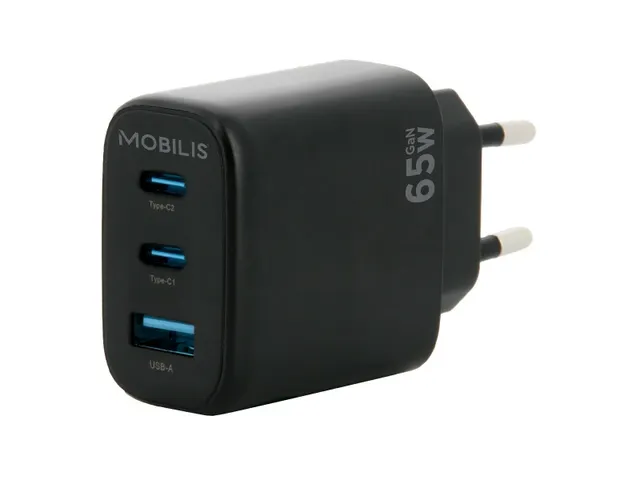 Mobilis 001364 oplader Universeel Zwart AC Auto 65W