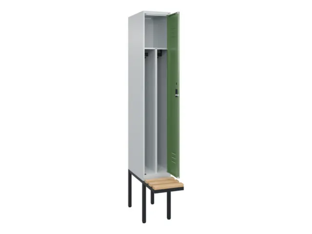 locker voor scheiding van kleding,HxBxD 2120x300x815mm,1vak