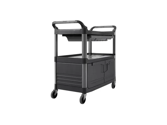 Chariot utilitaire X-tra avec tiroir et armoire Rubbermaid