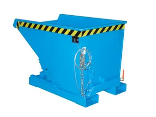 Kiepbak voor spaanders,HxLxB 835x1260x770mm,0,3m³,draagverm. 750kg - 1