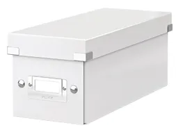 Cd-box Leitz Click & Store 143x136x352mm Wit 84% gerecycled karton