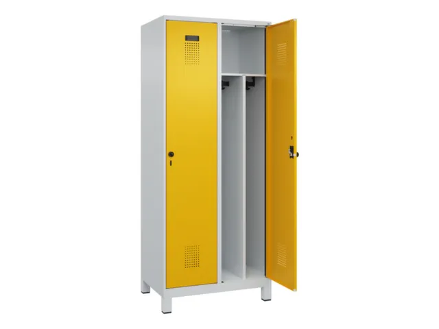 locker voor scheiding van kleding,HxBxD 1950x800x500mm,2vak